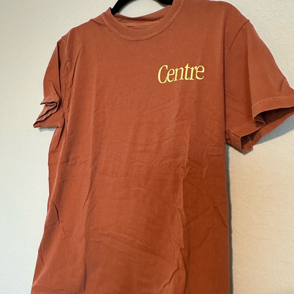 Rust Short-Sleeve Crew Neck T-Shirt for Men